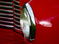 1959 International truck headlight