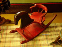 antique rocking horse