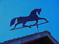 antique horse weathervane