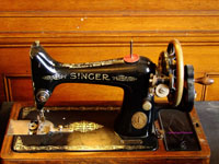 antique Singer sewing machine