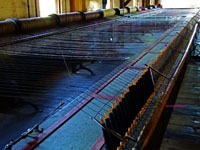 vintage jacquard loom