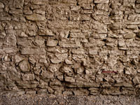 ancient Roman tower stone wall