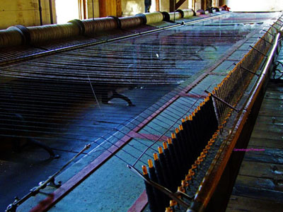 vintage Jacquard loom